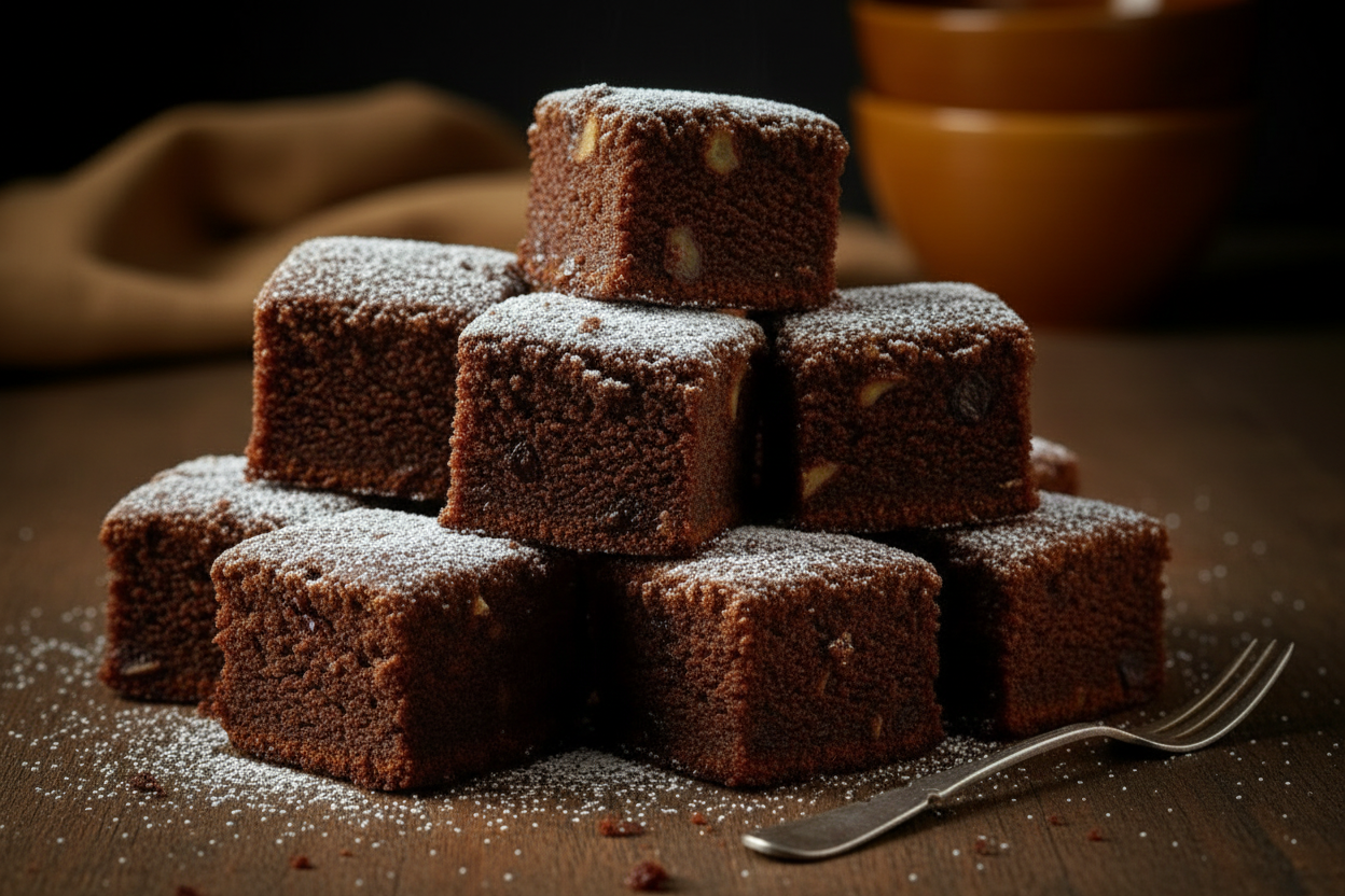 Dark & Sticky Ginger Cake